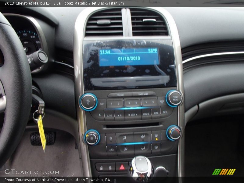 Blue Topaz Metallic / Jet Black/Titanium 2013 Chevrolet Malibu LS