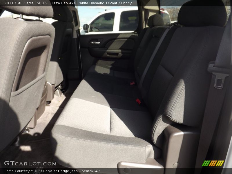 White Diamond Tricoat / Ebony 2011 GMC Sierra 1500 SLE Crew Cab 4x4