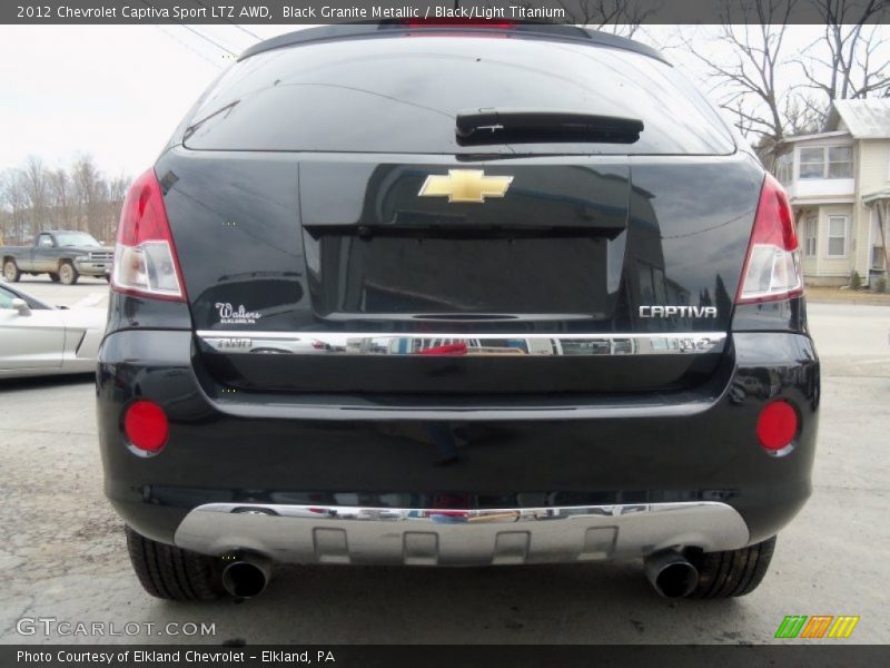 Black Granite Metallic / Black/Light Titanium 2012 Chevrolet Captiva Sport LTZ AWD
