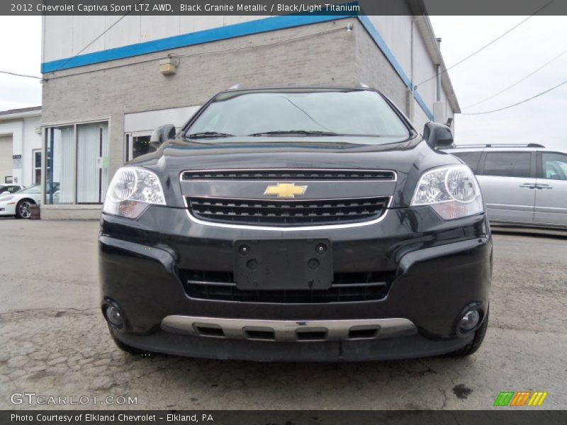 Black Granite Metallic / Black/Light Titanium 2012 Chevrolet Captiva Sport LTZ AWD