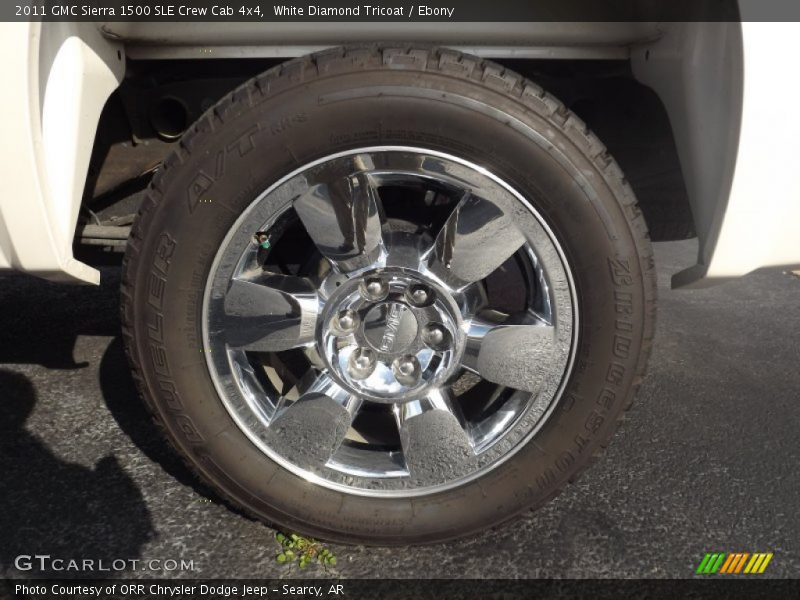 White Diamond Tricoat / Ebony 2011 GMC Sierra 1500 SLE Crew Cab 4x4