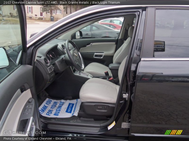 Black Granite Metallic / Black/Light Titanium 2012 Chevrolet Captiva Sport LTZ AWD