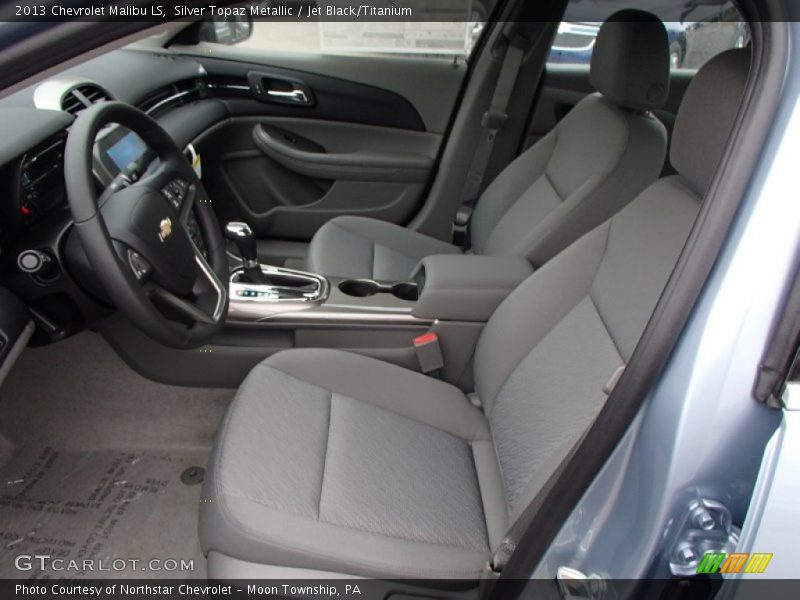 Silver Topaz Metallic / Jet Black/Titanium 2013 Chevrolet Malibu LS