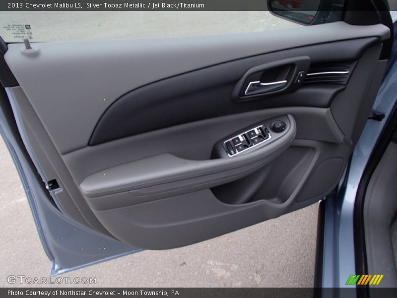 Silver Topaz Metallic / Jet Black/Titanium 2013 Chevrolet Malibu LS