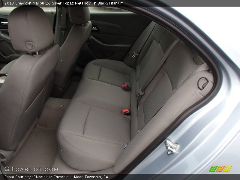 Silver Topaz Metallic / Jet Black/Titanium 2013 Chevrolet Malibu LS