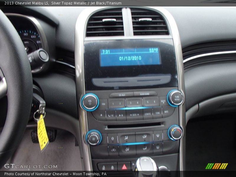 Silver Topaz Metallic / Jet Black/Titanium 2013 Chevrolet Malibu LS