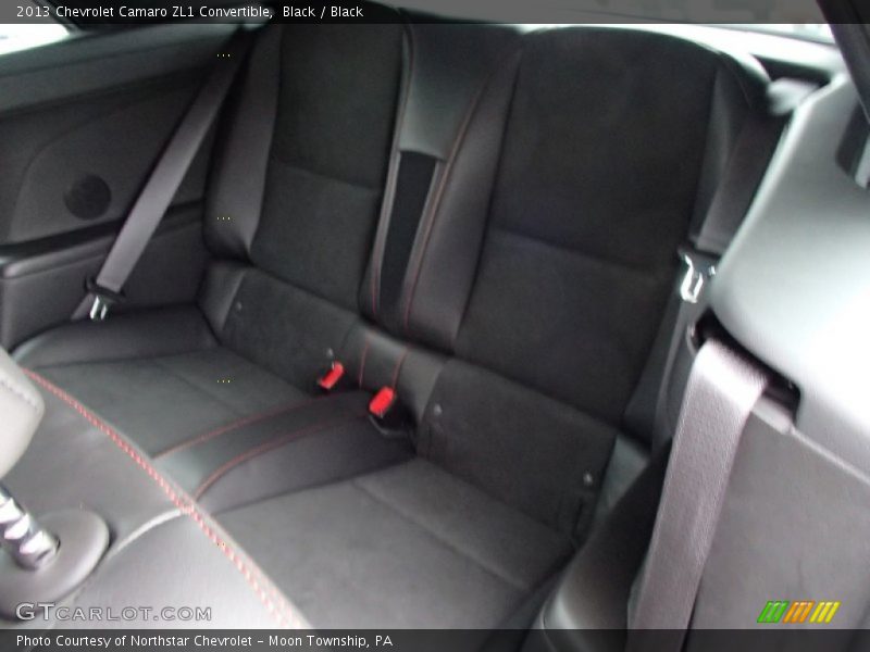 Rear Seat of 2013 Camaro ZL1 Convertible
