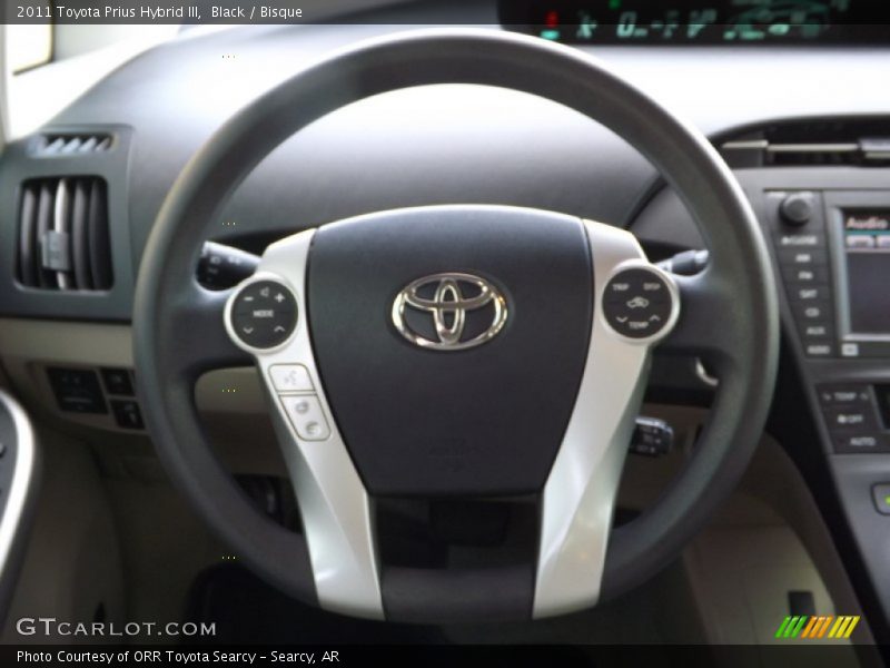 Black / Bisque 2011 Toyota Prius Hybrid III