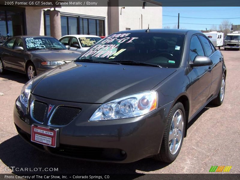 Granite Metallic / Ebony 2005 Pontiac G6 GT Sedan