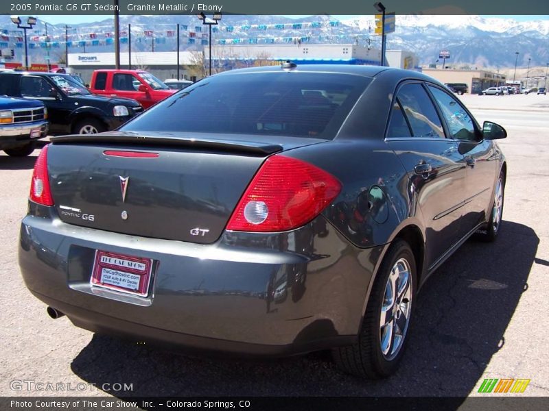 Granite Metallic / Ebony 2005 Pontiac G6 GT Sedan