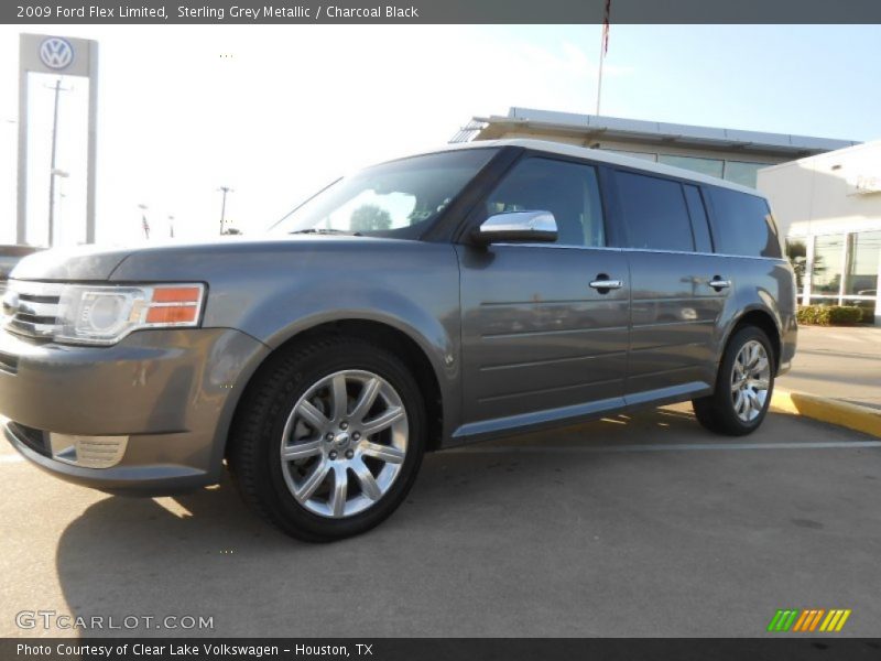 Sterling Grey Metallic / Charcoal Black 2009 Ford Flex Limited