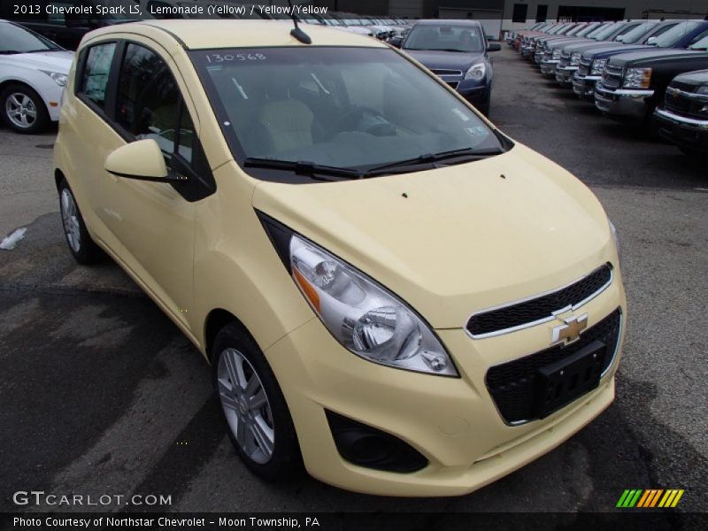 Lemonade (Yellow) / Yellow/Yellow 2013 Chevrolet Spark LS