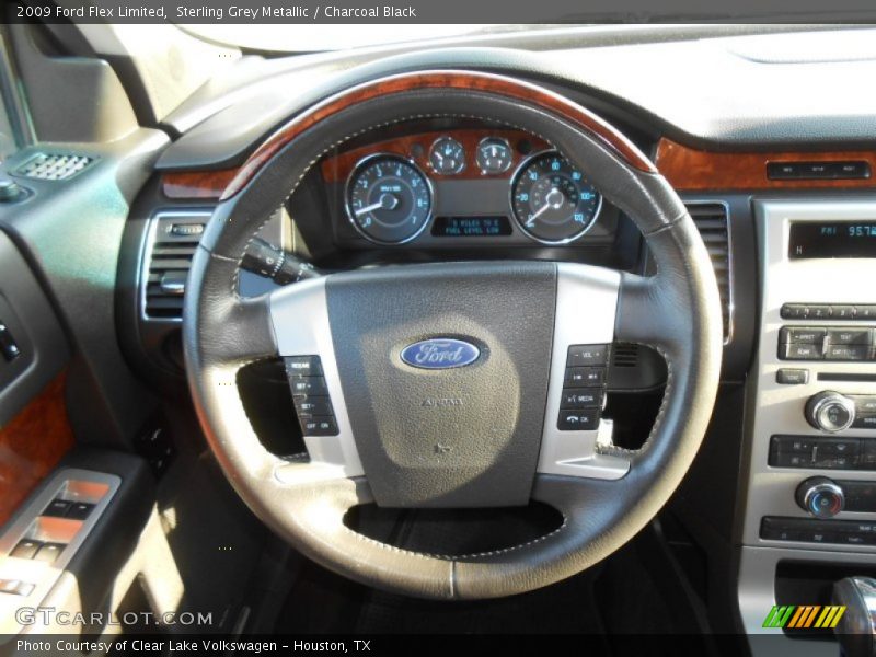 Sterling Grey Metallic / Charcoal Black 2009 Ford Flex Limited