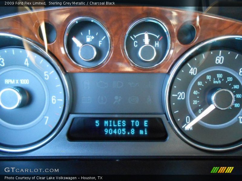 Sterling Grey Metallic / Charcoal Black 2009 Ford Flex Limited