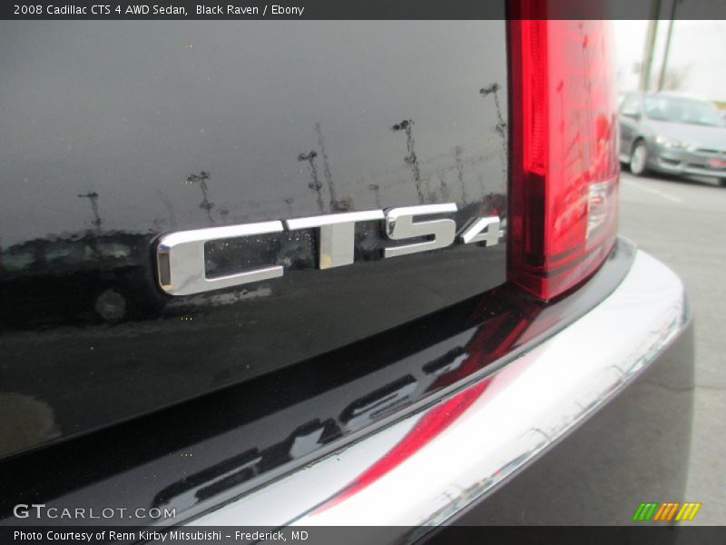 Black Raven / Ebony 2008 Cadillac CTS 4 AWD Sedan