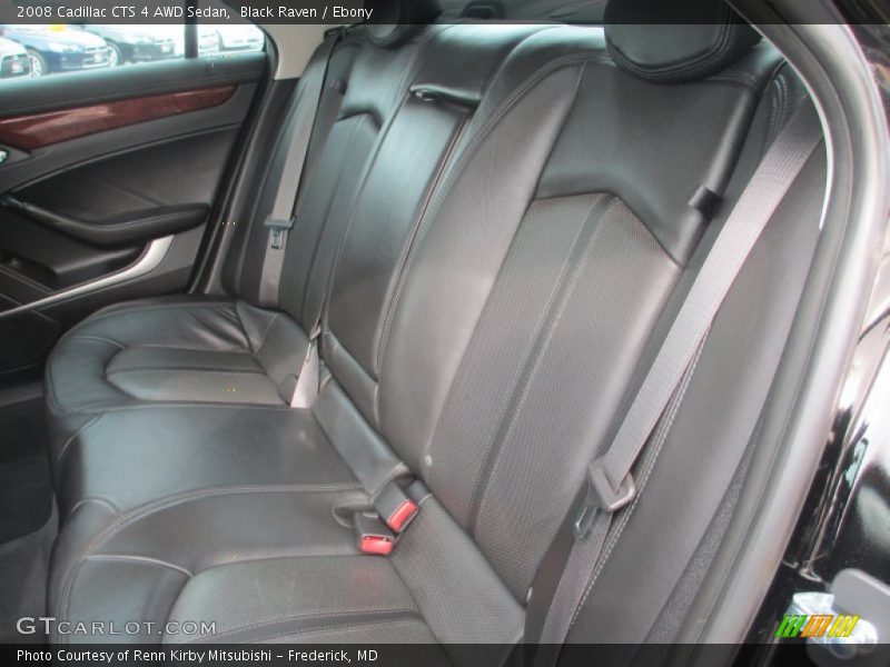 Rear Seat of 2008 CTS 4 AWD Sedan