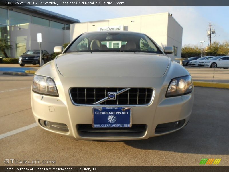 Zanzibar Gold Metallic / Calcite Cream 2007 Volvo C70 T5 Convertible