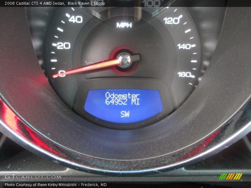 Black Raven / Ebony 2008 Cadillac CTS 4 AWD Sedan