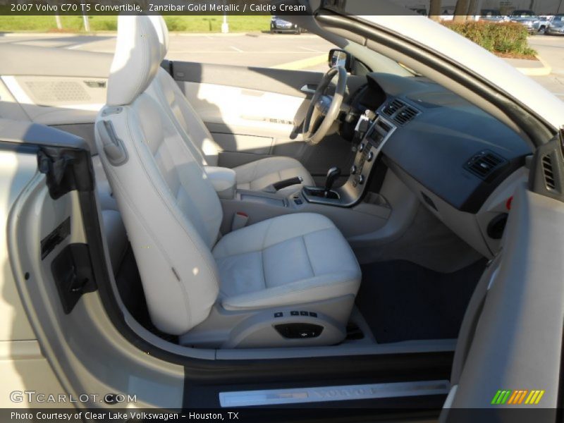 Zanzibar Gold Metallic / Calcite Cream 2007 Volvo C70 T5 Convertible