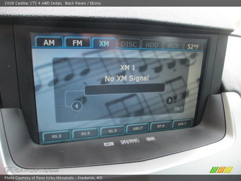 Black Raven / Ebony 2008 Cadillac CTS 4 AWD Sedan