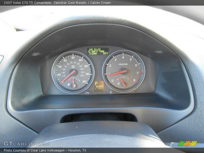 Zanzibar Gold Metallic / Calcite Cream 2007 Volvo C70 T5 Convertible