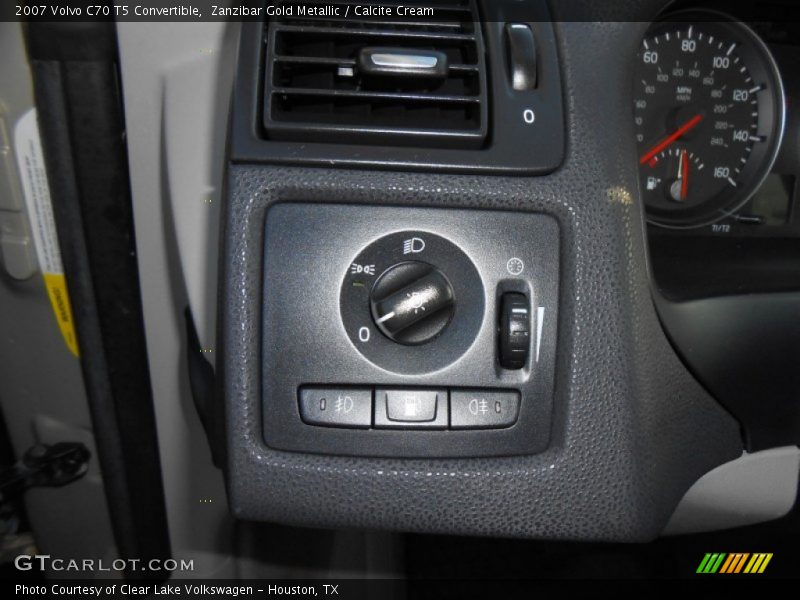 Zanzibar Gold Metallic / Calcite Cream 2007 Volvo C70 T5 Convertible