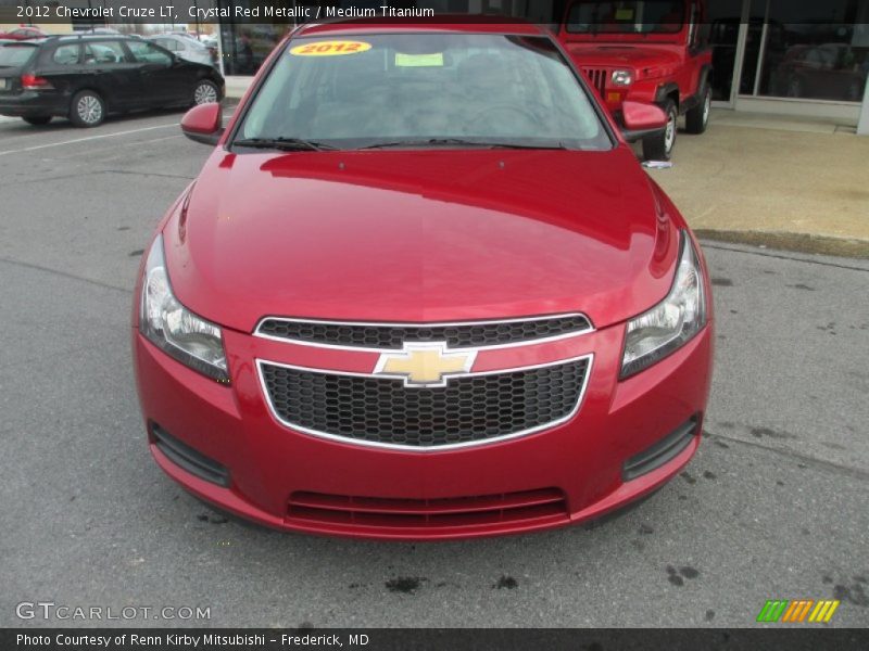 Crystal Red Metallic / Medium Titanium 2012 Chevrolet Cruze LT