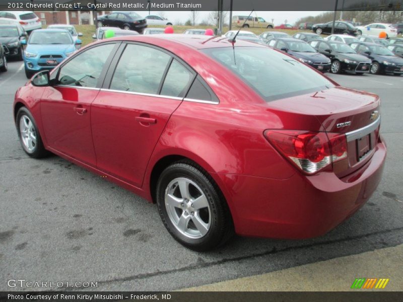 Crystal Red Metallic / Medium Titanium 2012 Chevrolet Cruze LT