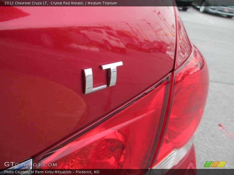 Crystal Red Metallic / Medium Titanium 2012 Chevrolet Cruze LT