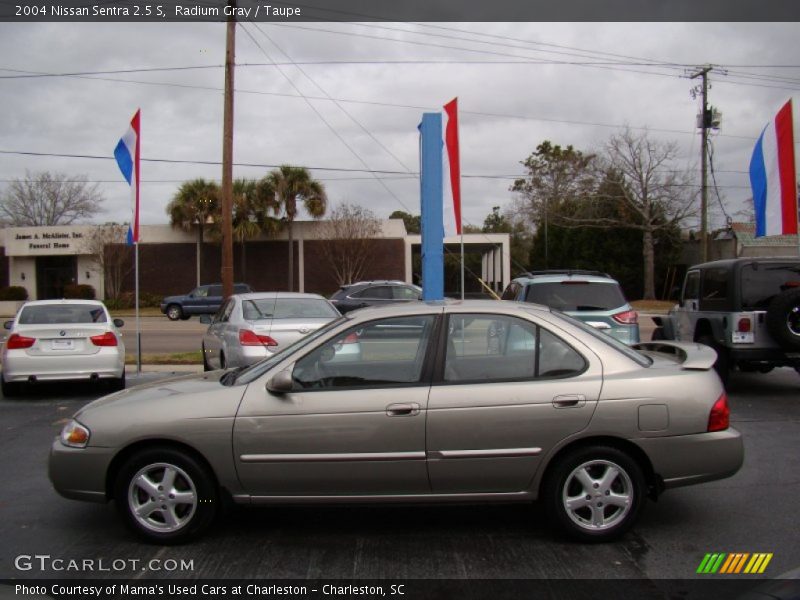 Radium Gray / Taupe 2004 Nissan Sentra 2.5 S