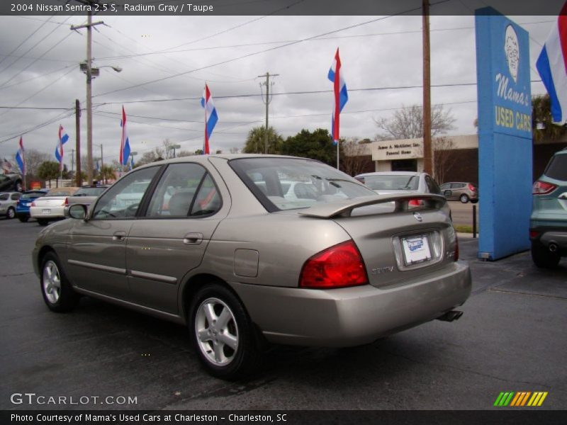 Radium Gray / Taupe 2004 Nissan Sentra 2.5 S