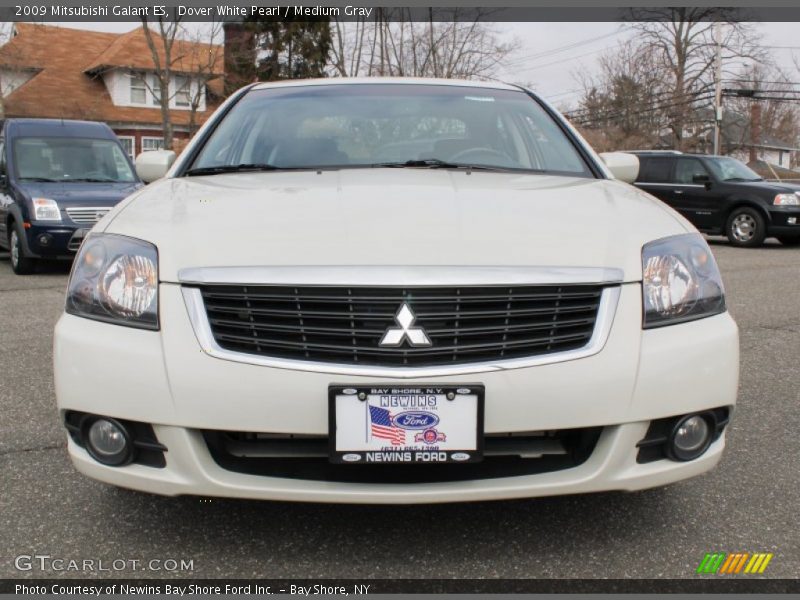 Dover White Pearl / Medium Gray 2009 Mitsubishi Galant ES