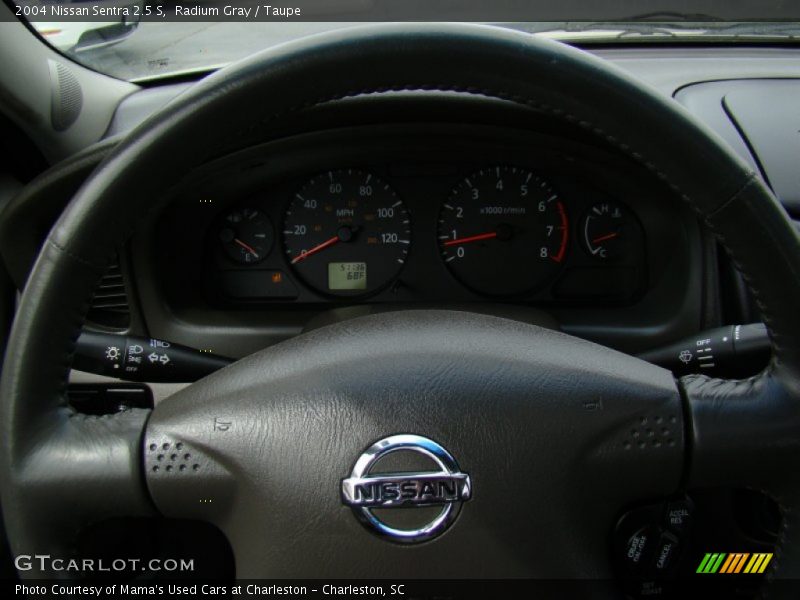 Radium Gray / Taupe 2004 Nissan Sentra 2.5 S