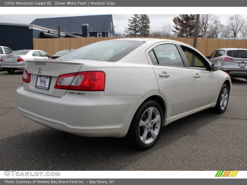 Dover White Pearl / Medium Gray 2009 Mitsubishi Galant ES