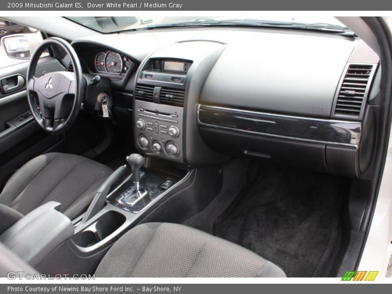 Dover White Pearl / Medium Gray 2009 Mitsubishi Galant ES