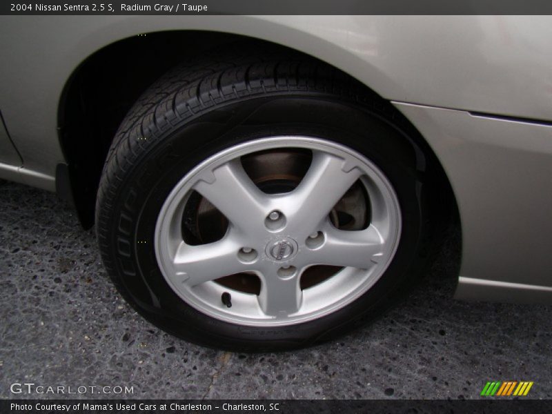 Radium Gray / Taupe 2004 Nissan Sentra 2.5 S