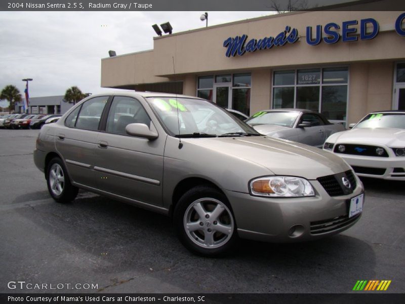 Radium Gray / Taupe 2004 Nissan Sentra 2.5 S