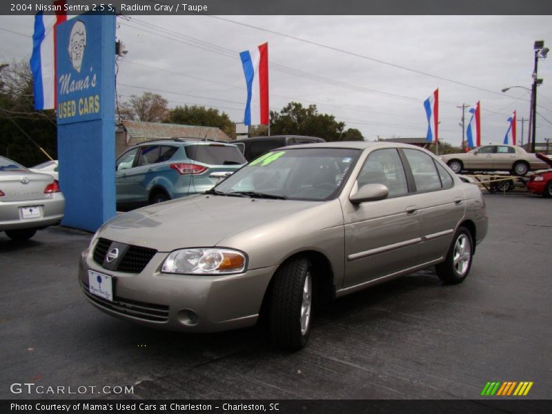 Radium Gray / Taupe 2004 Nissan Sentra 2.5 S