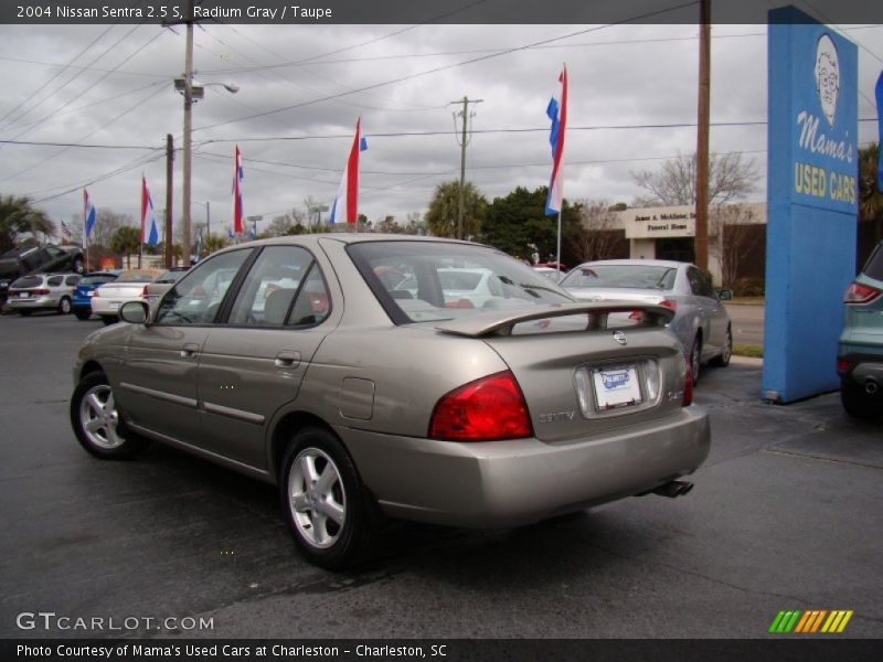 Radium Gray / Taupe 2004 Nissan Sentra 2.5 S