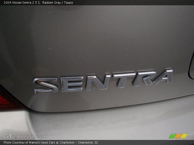 Radium Gray / Taupe 2004 Nissan Sentra 2.5 S