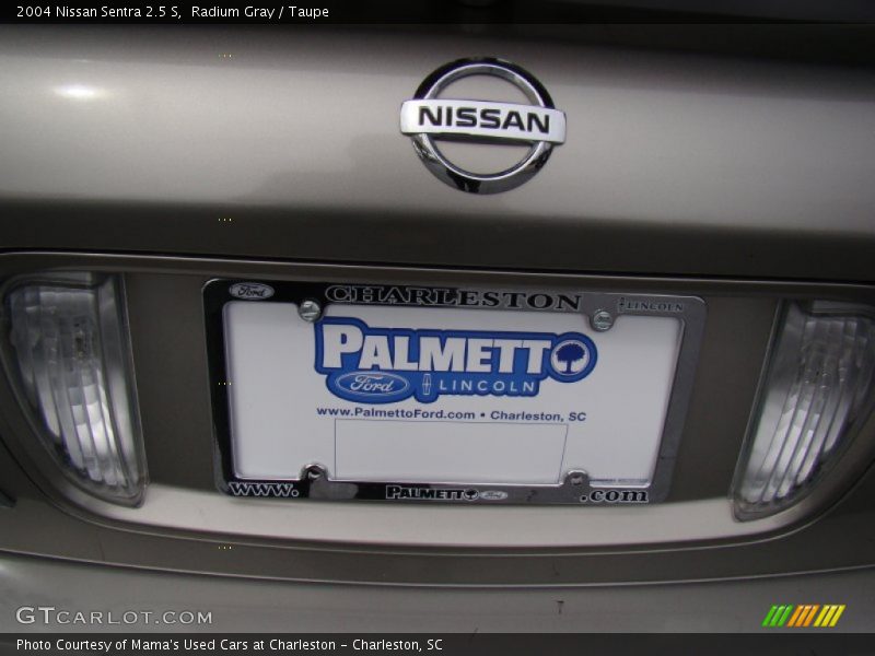 Radium Gray / Taupe 2004 Nissan Sentra 2.5 S