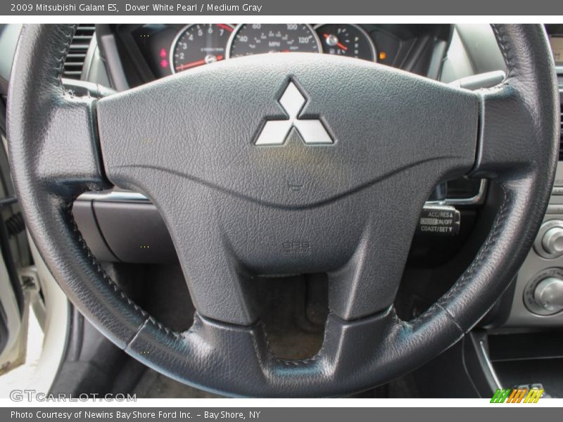 Dover White Pearl / Medium Gray 2009 Mitsubishi Galant ES