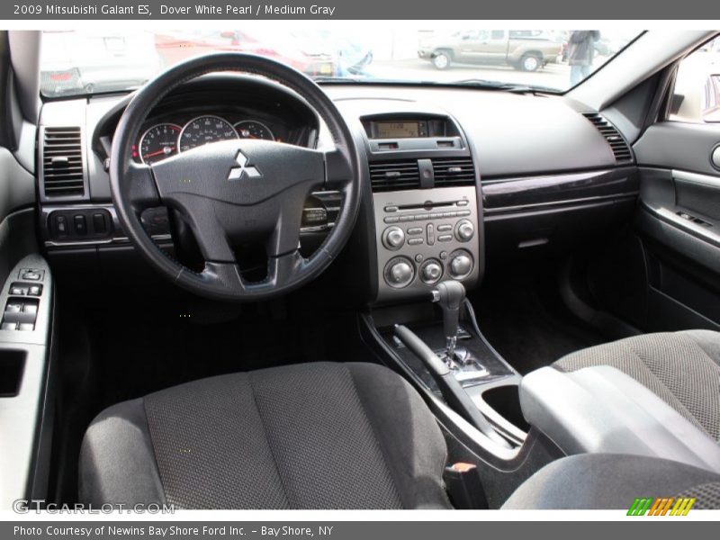 Dover White Pearl / Medium Gray 2009 Mitsubishi Galant ES