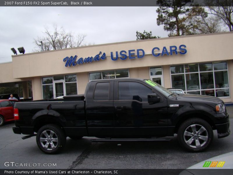 Black / Black 2007 Ford F150 FX2 Sport SuperCab