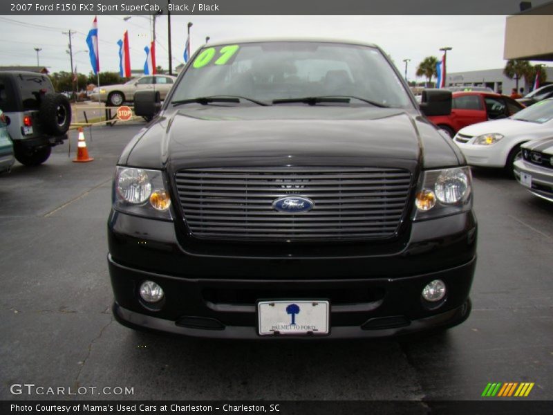Black / Black 2007 Ford F150 FX2 Sport SuperCab