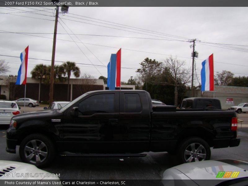 Black / Black 2007 Ford F150 FX2 Sport SuperCab