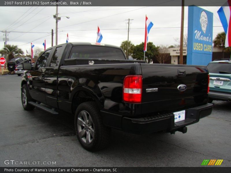 Black / Black 2007 Ford F150 FX2 Sport SuperCab