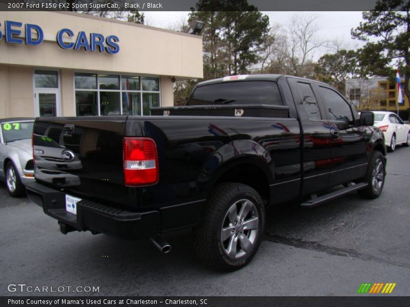 Black / Black 2007 Ford F150 FX2 Sport SuperCab