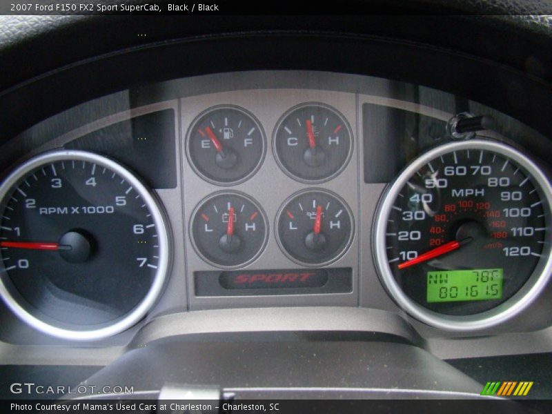 Black / Black 2007 Ford F150 FX2 Sport SuperCab