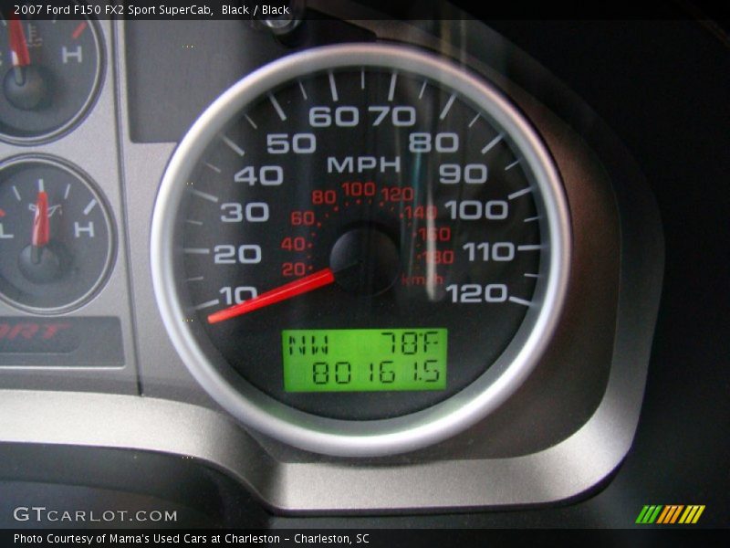 Black / Black 2007 Ford F150 FX2 Sport SuperCab